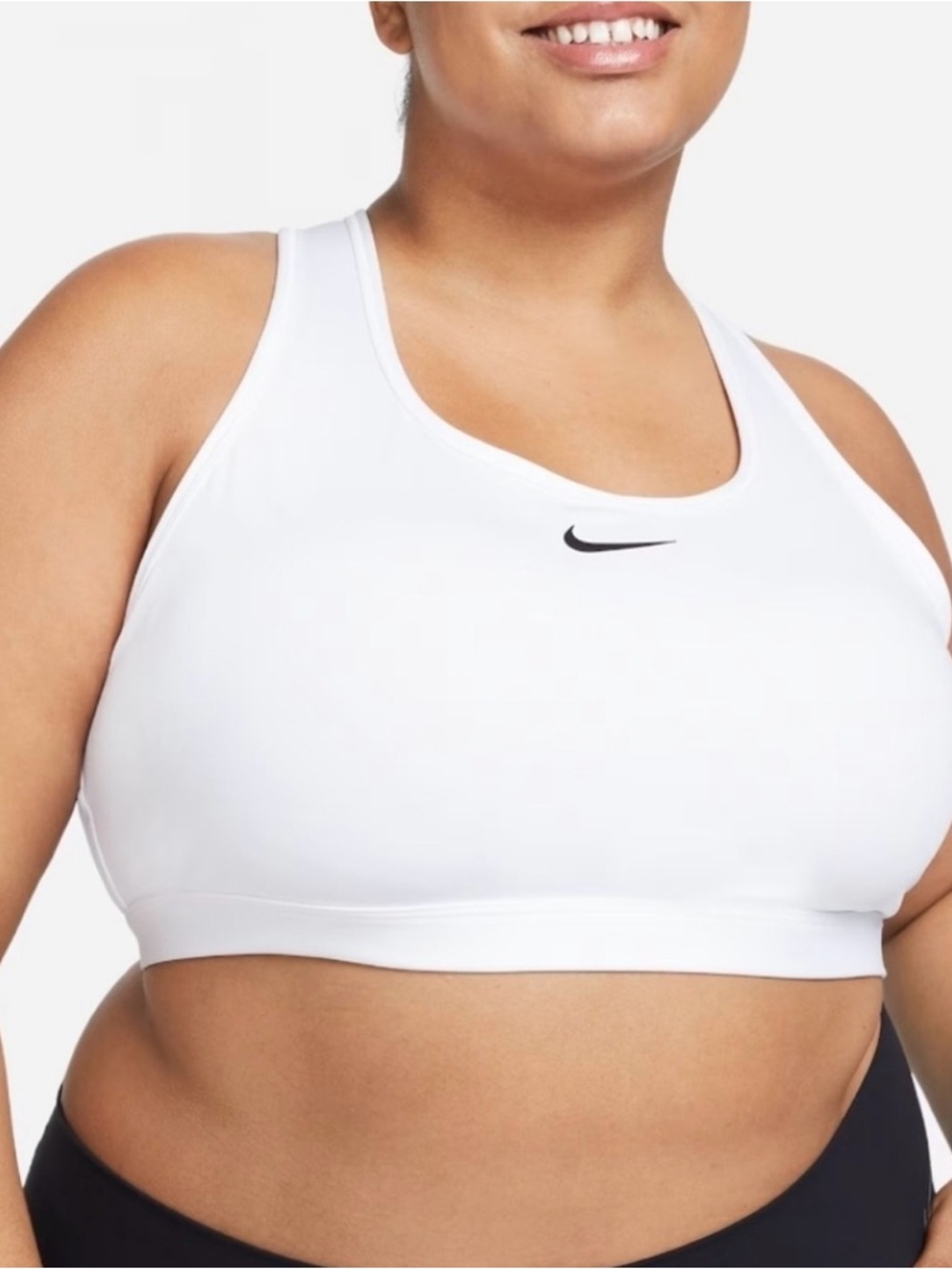 Nike Women's White High-Support Sports Bra